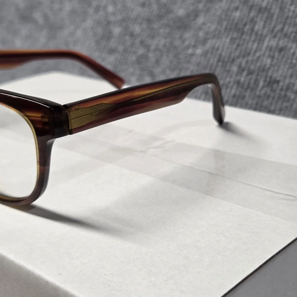 Warby Parker Sloan 230 Eyeglasses Tortoise Shell Frames 50-17-140 Brown Amber